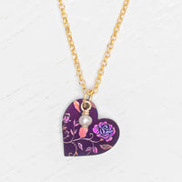 Holly Yashi Budding Heart Pendant