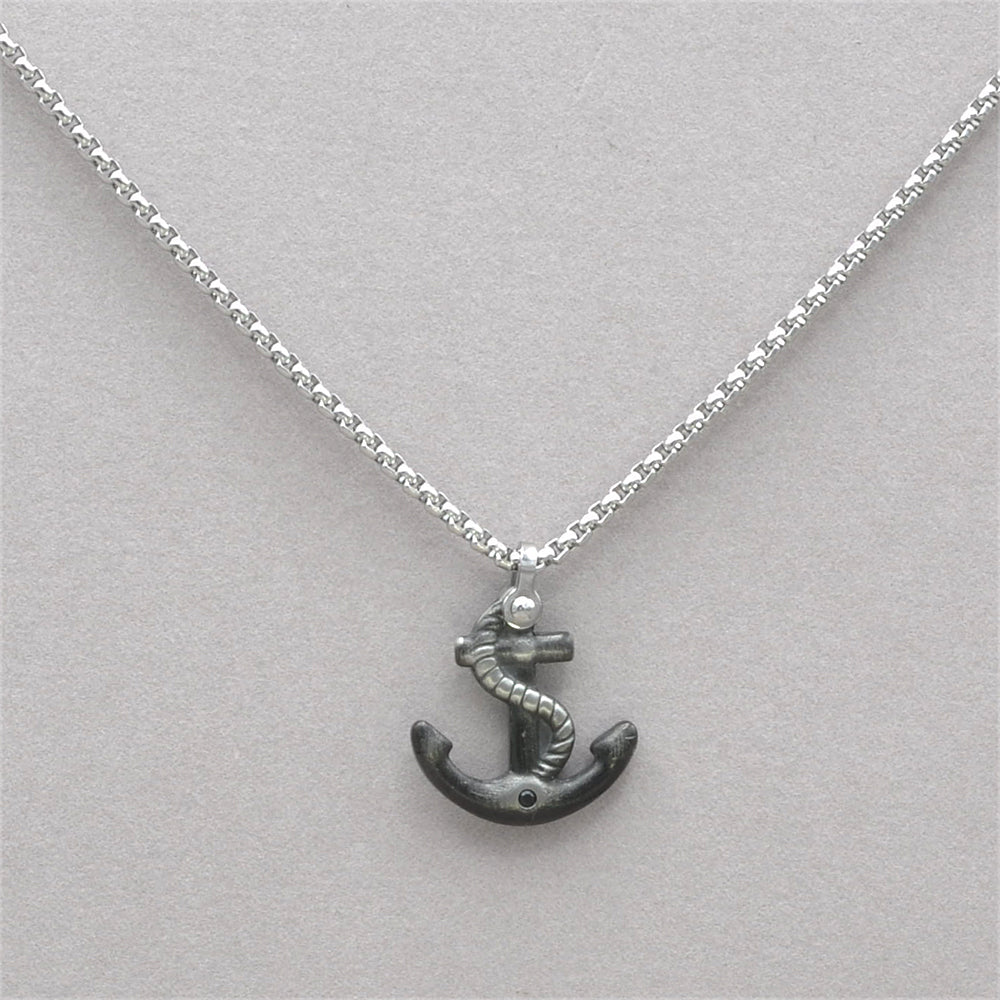 Italgem Anchor Necklace – Rainbow Bridge Jewelers, image size:1000x1000