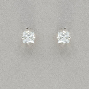 Boma Square Cubic Zirconia Post Earrings