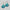 Illustrated Light Aqua Abstract Ginkgo Multilayer Handmade Earrings