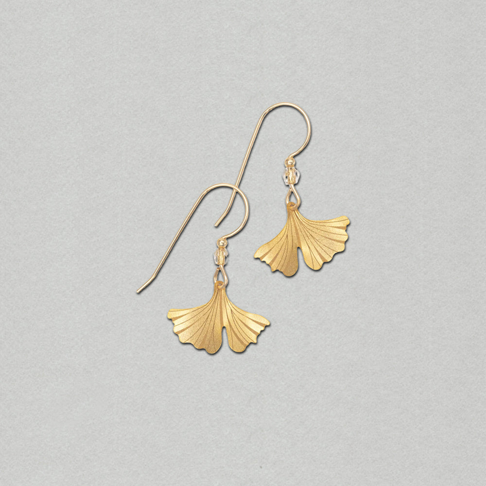 Holly Yashi Petite Ginkgo Earrings