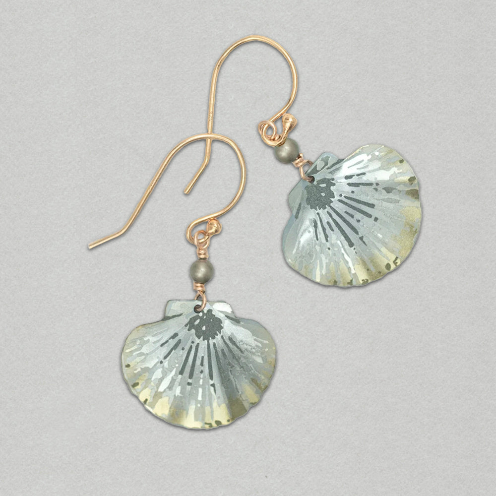 Holly Yashi Shelby Earrings - Sage/Gold