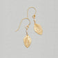 Holly Yashi Healing Leaf Earrings - Gold