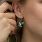 Holly Yashi Picaflor Earrings - Island Green/Silver