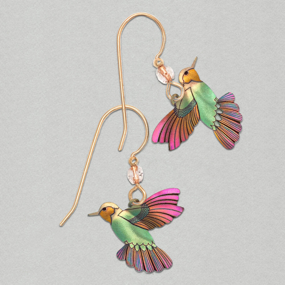Holly Yashi Picaflor Earrings - Living Coral