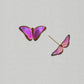Holly Yashi Petite Bella Butterfly Post Earrings - Ultra Violet