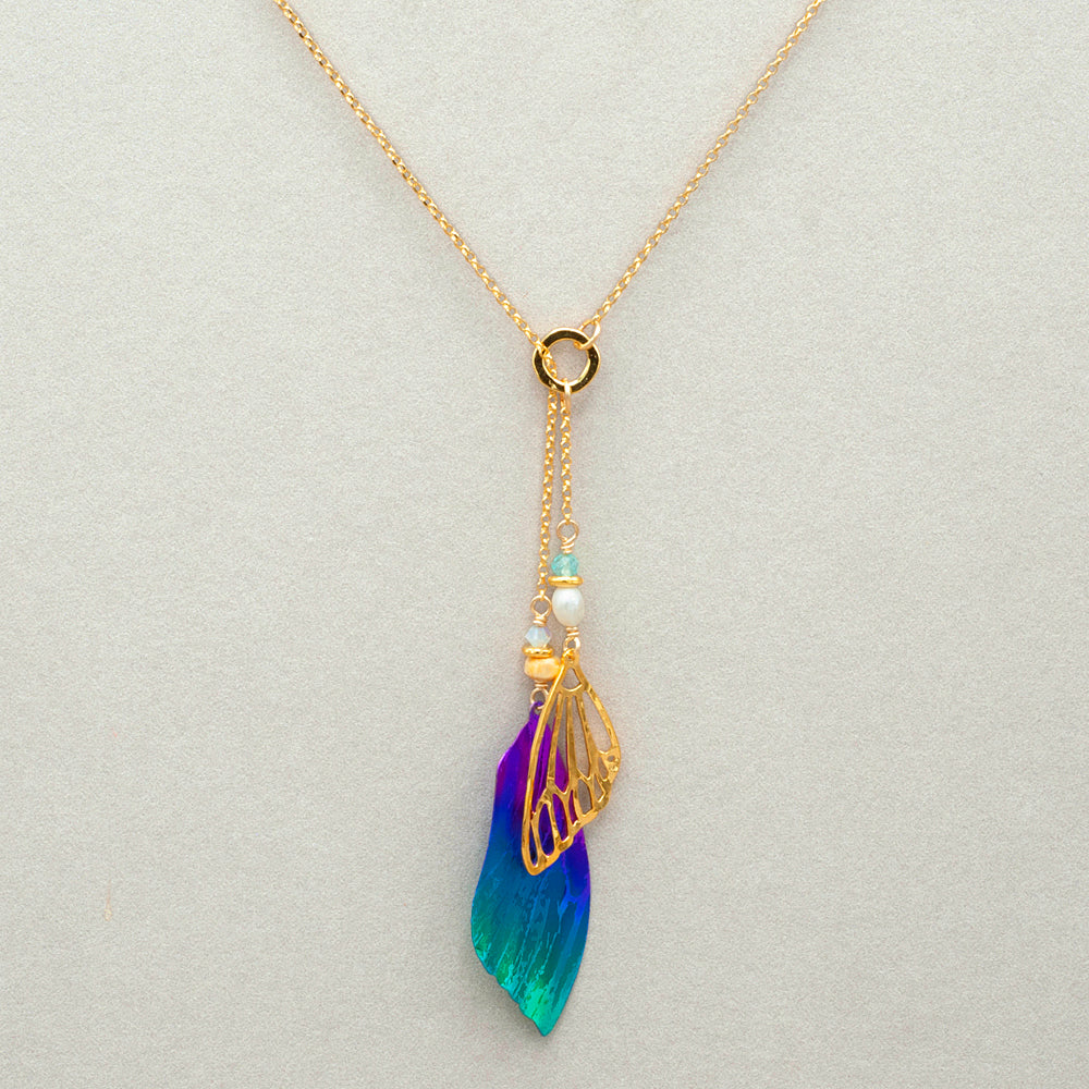 Holly Yashi Flutterby Lariat Necklace