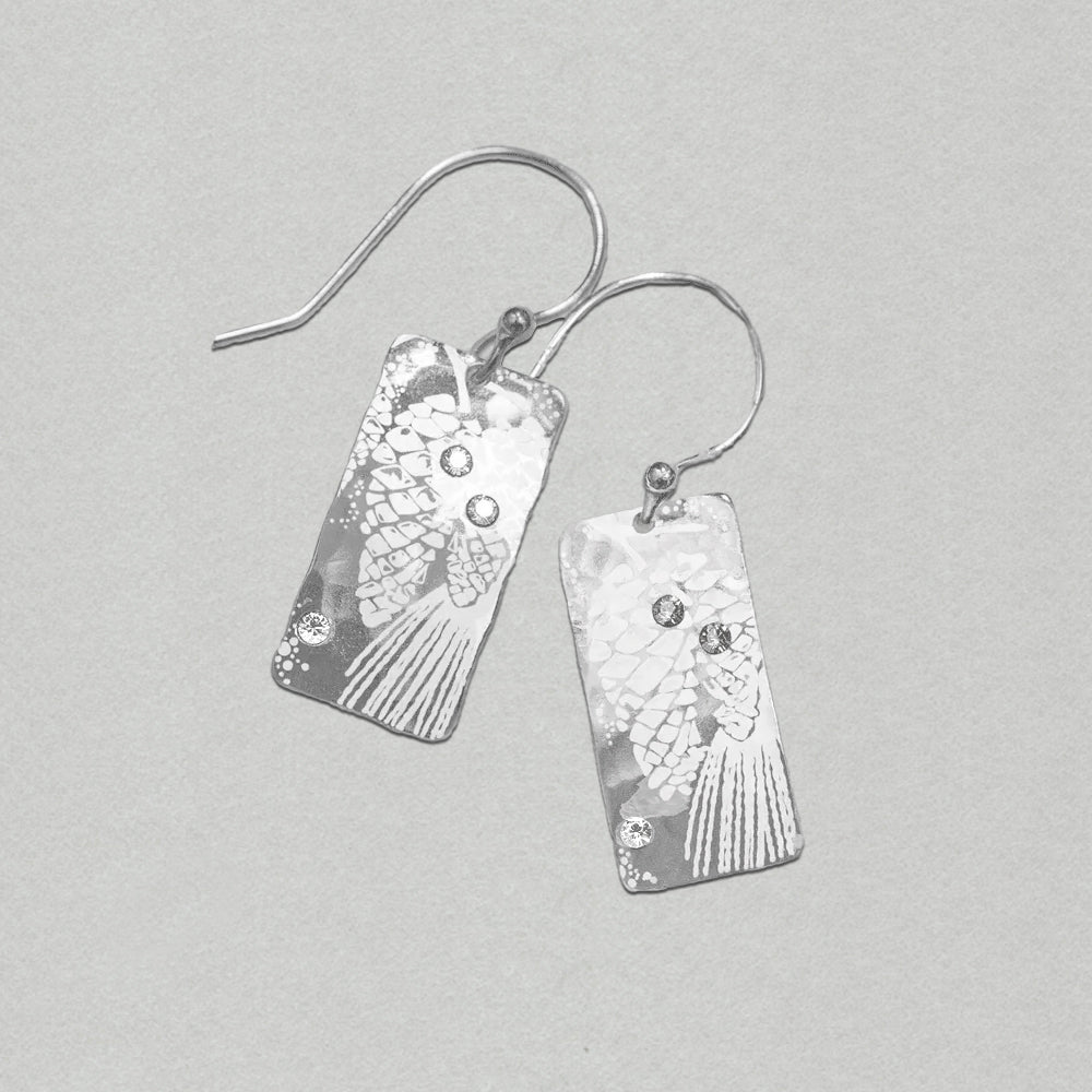 Holly Yashi Radiant Petra Earrings - Silver