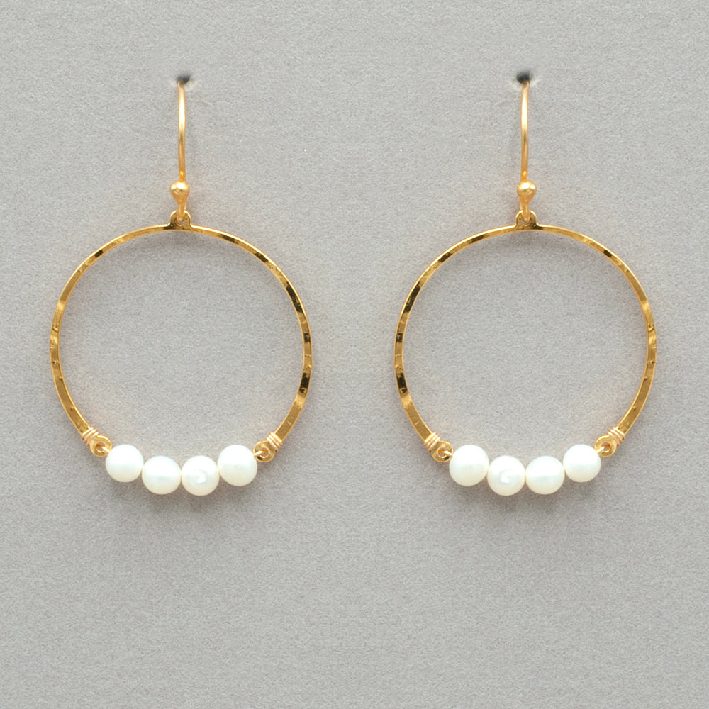 Holly Yashi Rosa Hoop Earrings