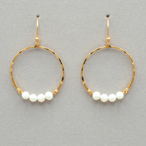 Holly Yashi Rosa Hoop Earrings