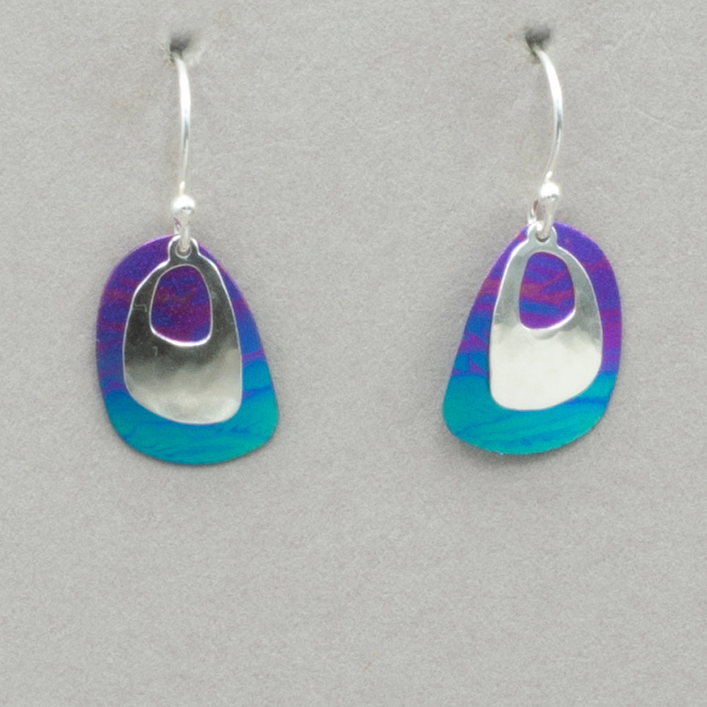 Holly Yashi Blake Earrings - Calypso/Silver