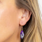 Holly Yashi Autumn Echo Earrings - Plum/Sage
