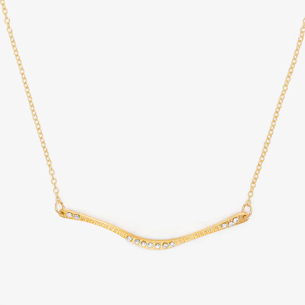 Holly Yashi Zara Bar Necklace - Gold