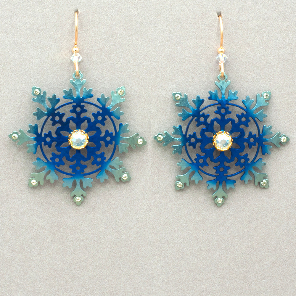 Holly Yashi Elsa Snowflake Earrings