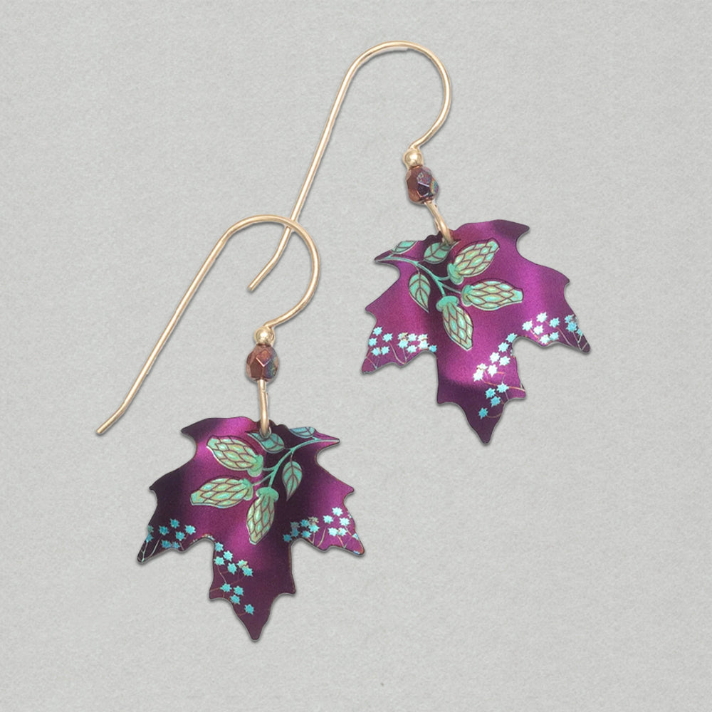 Holly Yashi Blooming Maple Earrings