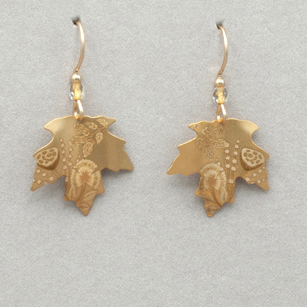 Holly Yashi Blooming Maple Earrings