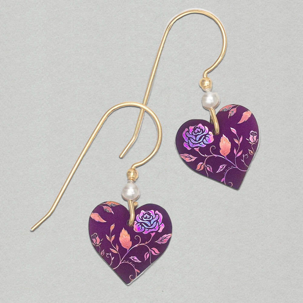 Holly Yashi Budding Heart Earrings