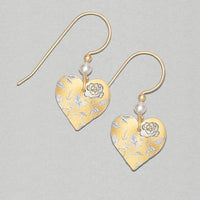 Holly Yashi Budding Heart Earrings