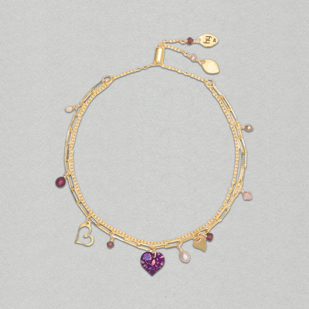Holly Yashi Charming Hearts Bracelet