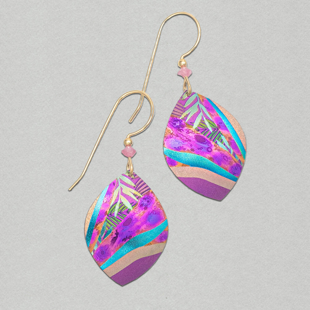 Holly Yashi Layla Earrings - Tropic Magenta