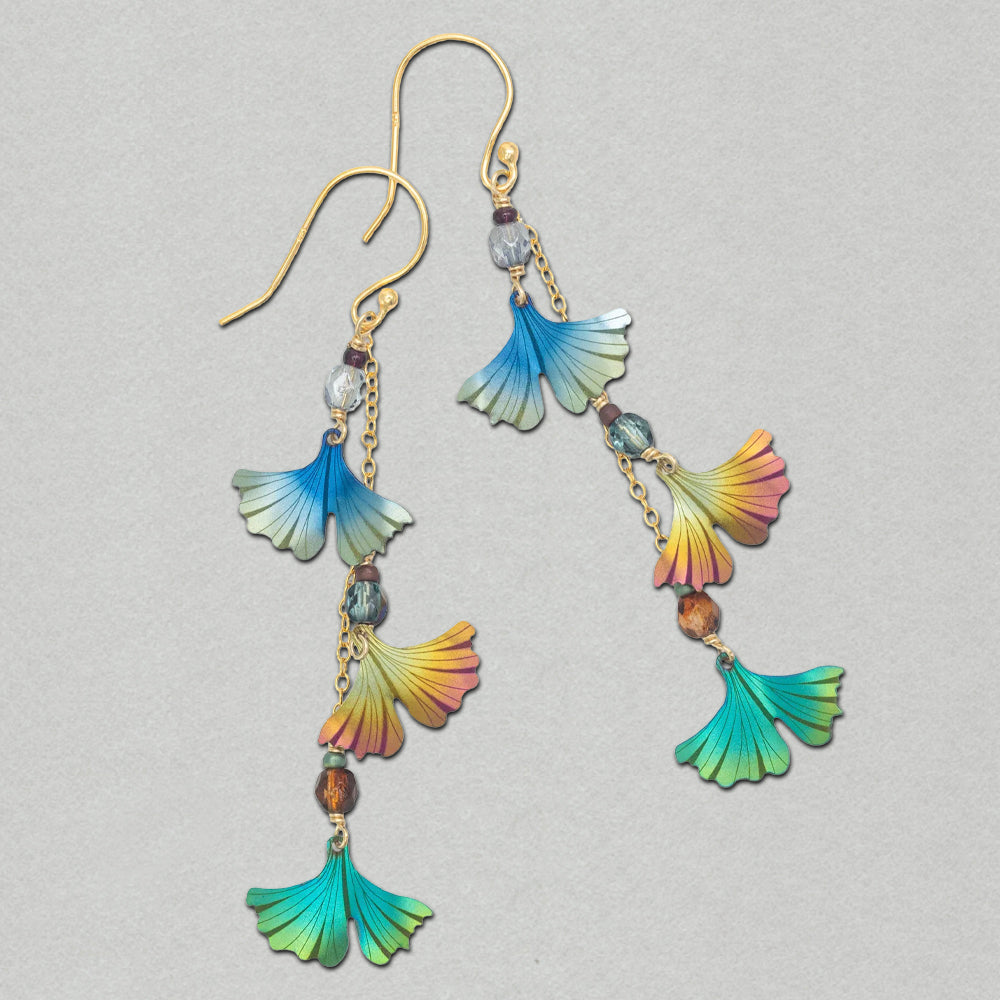 Holly Yashi Ginkgo Chime Earrings