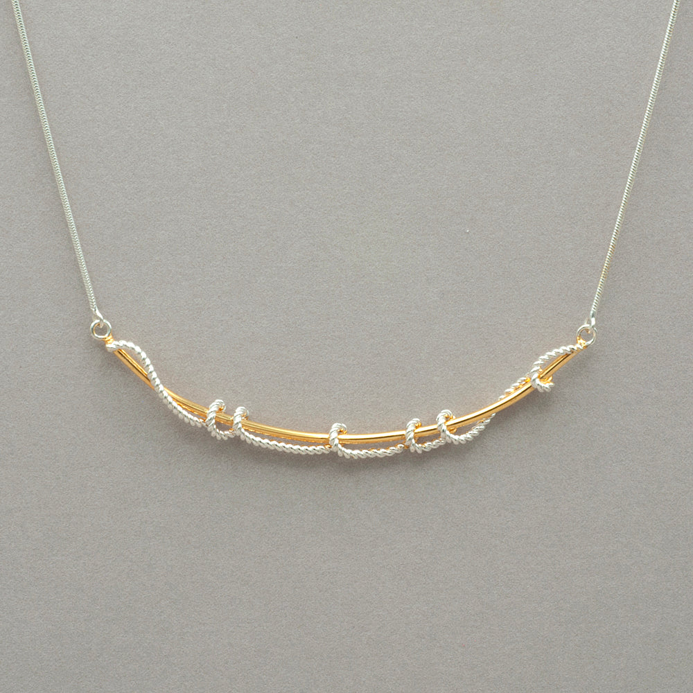 Michou Gold and Silver Necklace