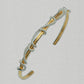Michou Sterling Silver and 22K Gold Vermeil Cuff