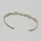 Michou Sterling Silver and 22K Gold Vermeil Cuff