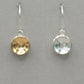 Michou Gold and Silver Reversible Earrings