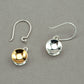 Michou Gold and Silver Reversible Earrings