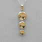 Michou Gold and Sterling Silver Reversible Pendant Necklace