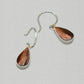 Michou Sterling Silver and 22K Gold Vermeil Jewel Beetle Wing Earrings
