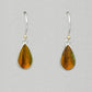 Michou Sterling Silver and 22K Gold Vermeil Jewel Beetle Wing Earrings