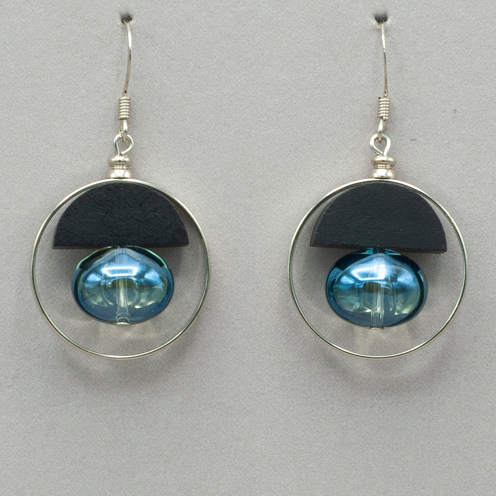 JMR Minor Probes Earrings - Blue/Silver