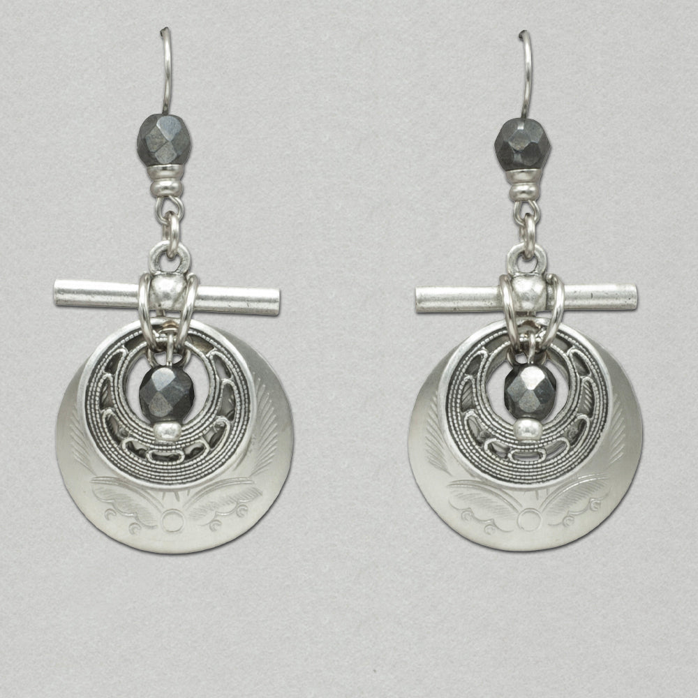 JMR Terms of Adornment Earrings- Silver