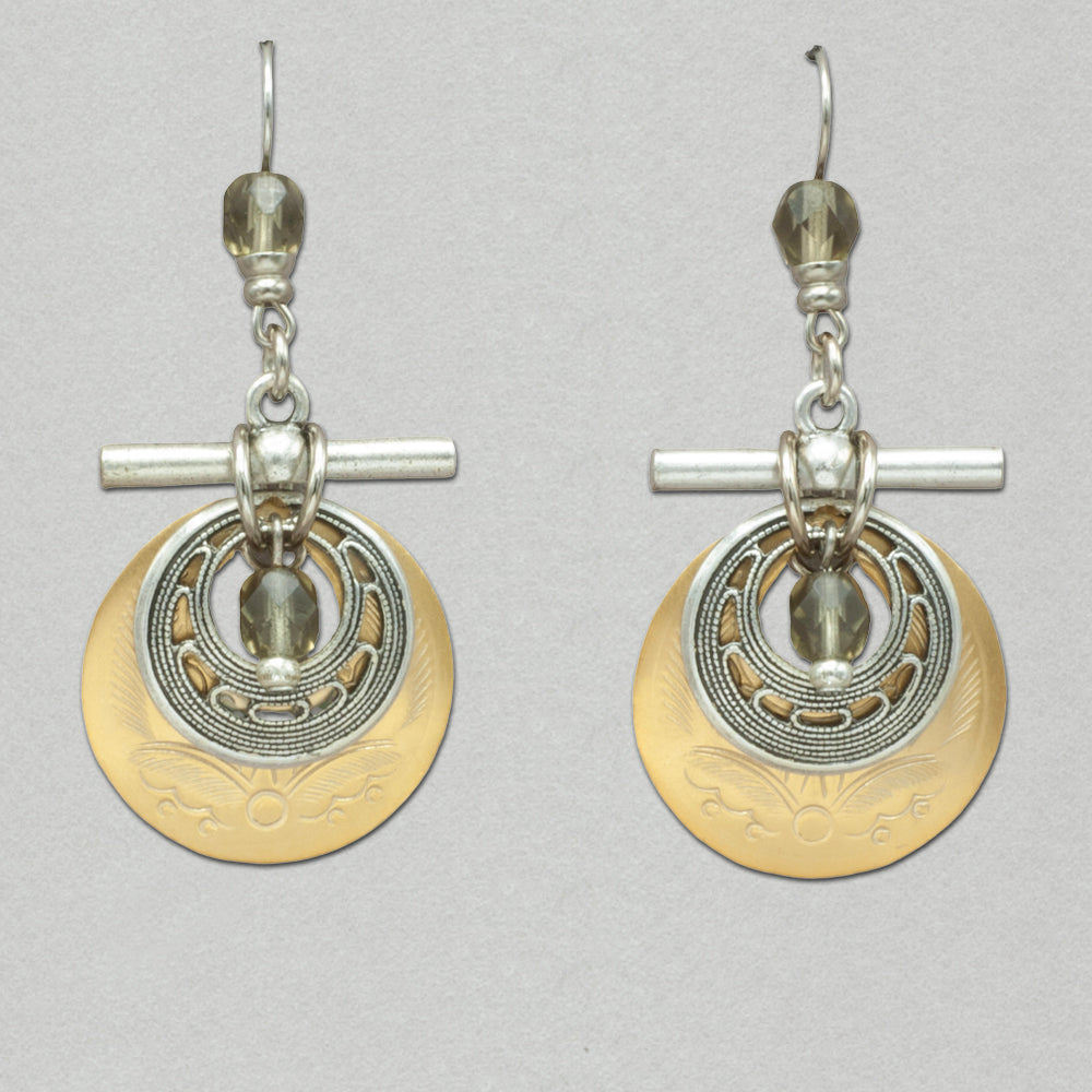 JMR Terms of Adornment Earrings- Gold/Silver