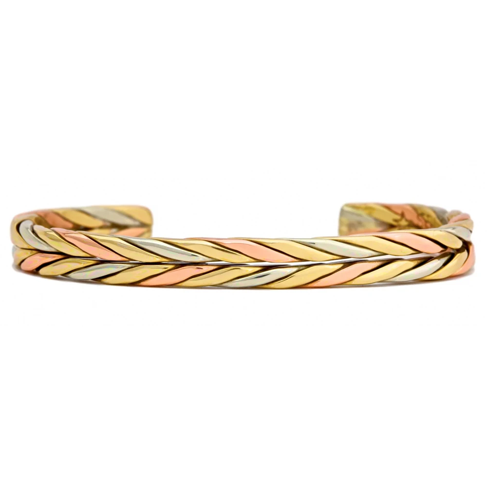 Sergio Lub Wheat Cuff Bracelet