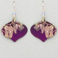 Holly Yashi Clara Ornament Earrings - Royal Plum