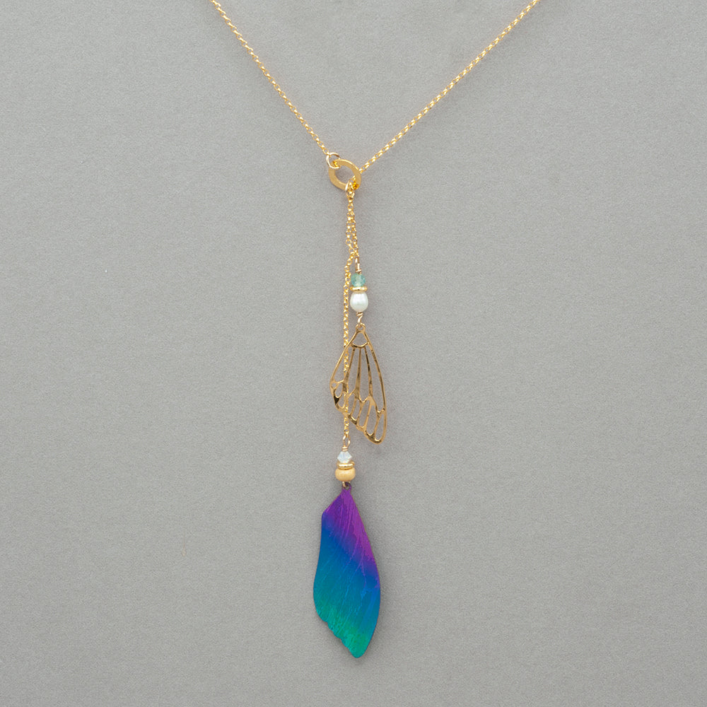 Holly Yashi Flutterby Lariat Necklace