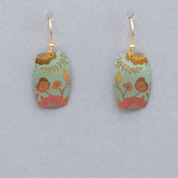 Holly Yashi Forever Fleur Earrings - Sage Mist