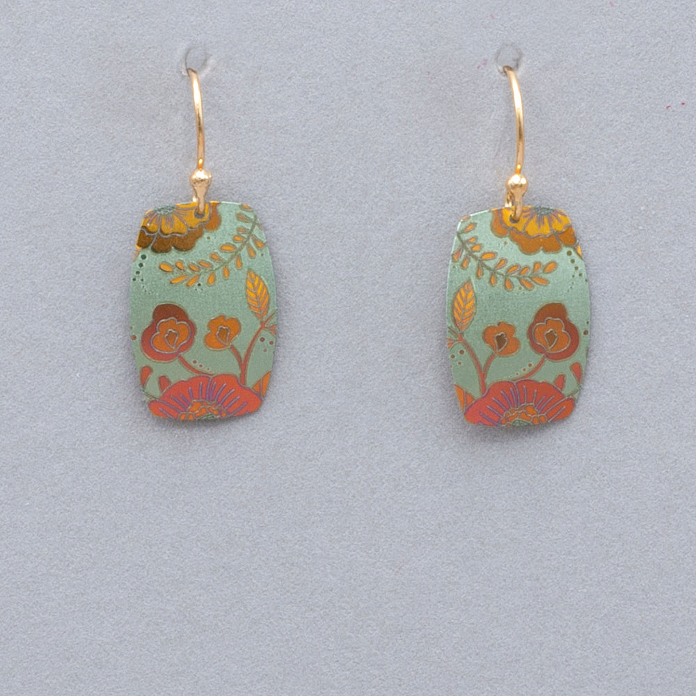 Holly Yashi Forever Fleur Earrings - Sage Mist