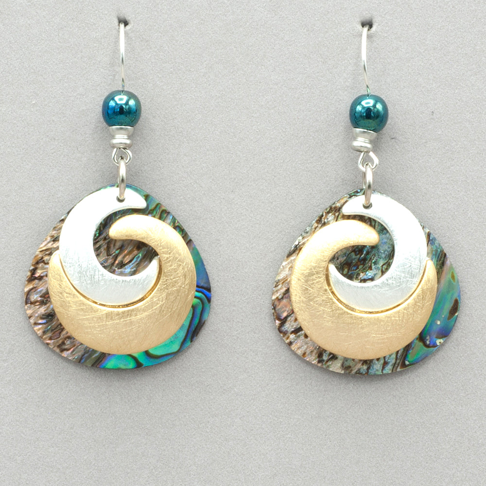 JMR Coupled Crescent Earrings