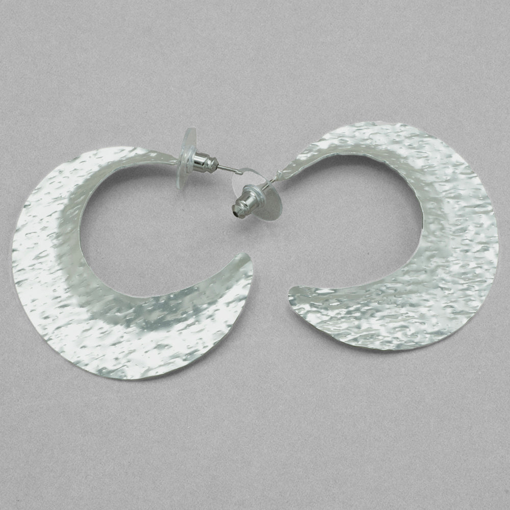 John Michael Richardson Moon Shaped Post Earrings
