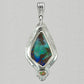 Jim Kelly Two Opal Sterling Silver Pendant