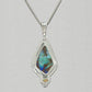 Jim Kelly Two Opal Sterling Silver Pendant