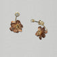 John Michael Richardson Flower Child Earrings - Bronze