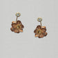 John Michael Richardson Flower Child Earrings - Bronze