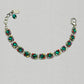 Firefly Rainbow Thin Bracelet - Emerald