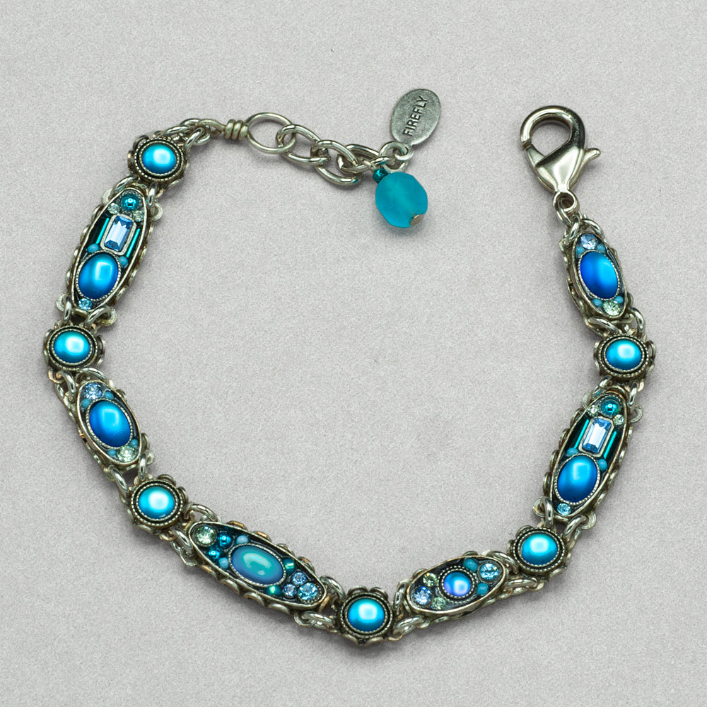 Firefly Moonlight Linear Bracelet - Light Blue