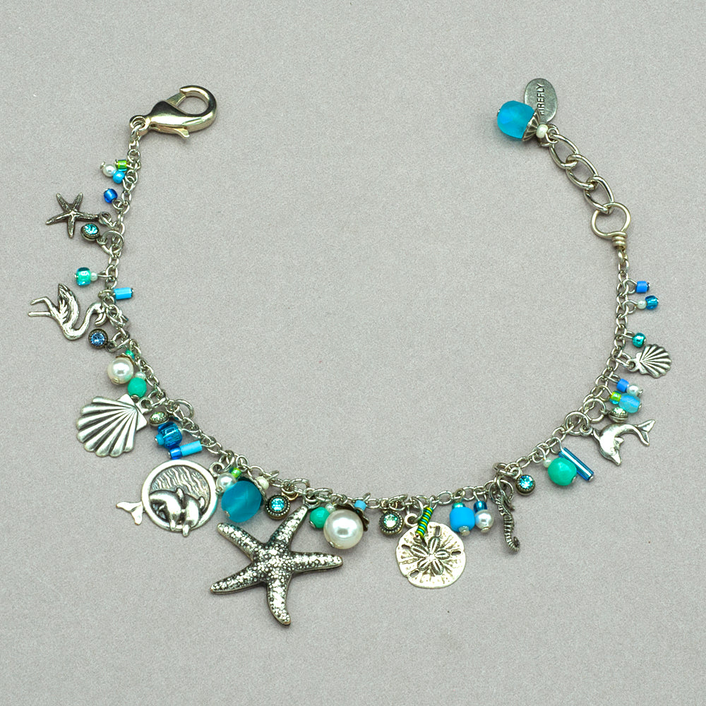 Firefly Charmed Ocean Full Bracelet - Aqua
